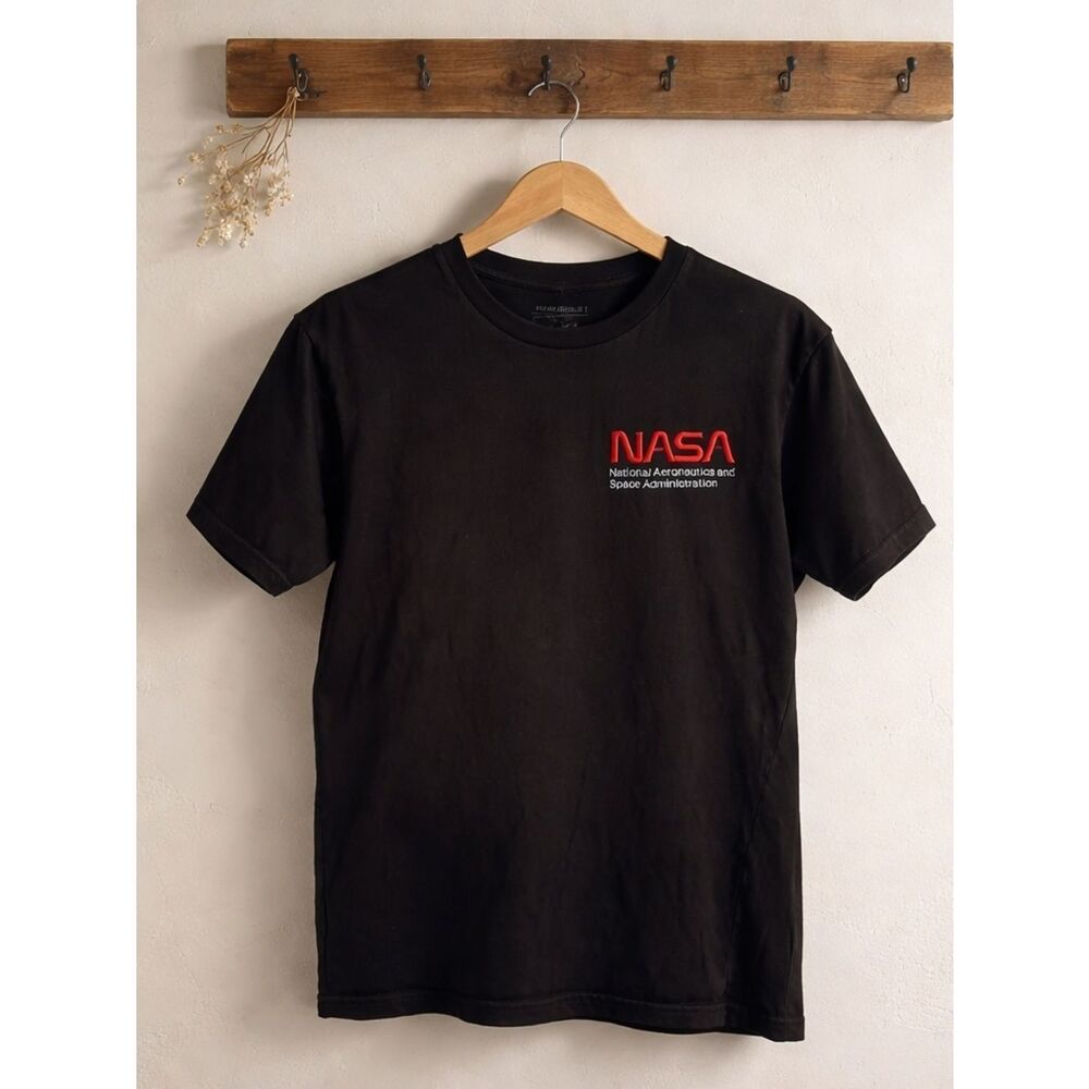 NASA Logo Black Short Sleeve Crewneck Tee - Men's